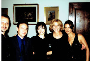 Stefano Cardi con, Marisa Paredes, Maria de Medeiros, Laura Morante, Giuseppe Pelura-Santa Maria da Feira 2002. Concerto per gli 80 anni di Saramago