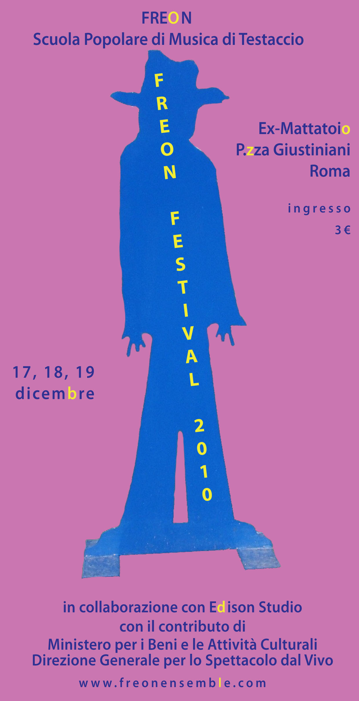 FREON FEST uomo blu ©LilloBartoloni