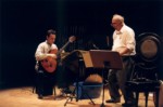 1999 Roma. Stefano Cardi con George Crumb